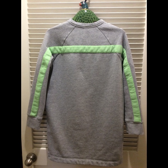 Athleta round trip gray heather sweatshirt dress sz S - Picture 4 of 10
